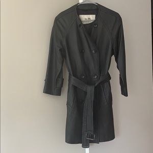 COACH napa leather trench